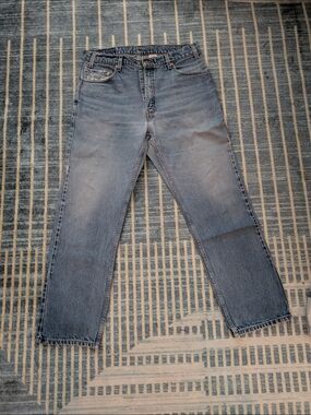 Levi's Straight-Leg Blue Denim Jeans